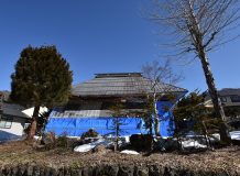 写真：屋根工事がはじまりました